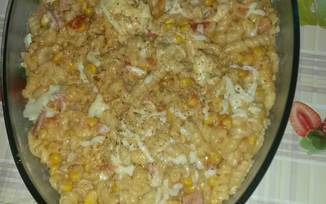 Macarrão de panela de pressão delícia