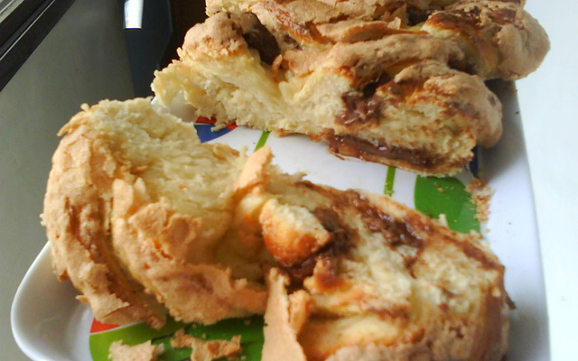 Pão gallup de chocolate