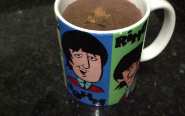 Chocolate quente de inverno