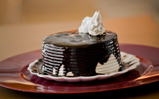 Bolo de chocolate com creme