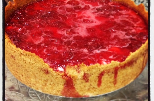 Cheesecake de morangos