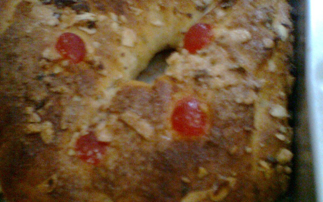 Rosca de Reis sem frutas