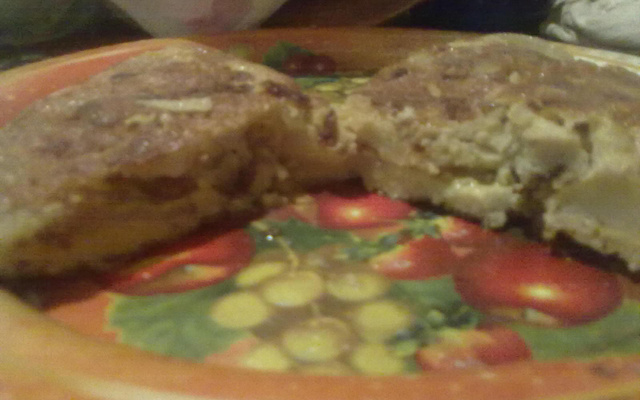 Tortilha de batata e cebola