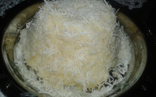 Bolo de caneca de coco