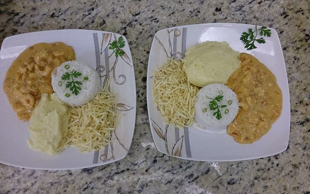 Camarão com Requeijão