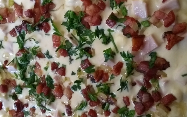 Macarrão com molho branco especial