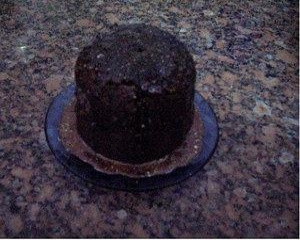 Bolo de chocolate na caneca