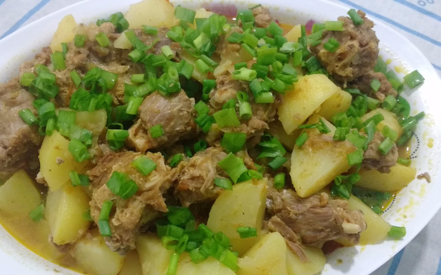 Pescoço de Peru com Batata