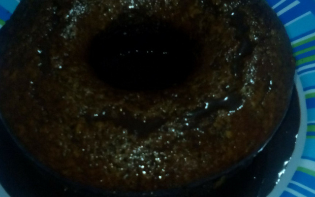 Bolo de cenoura com açúcar mascavo