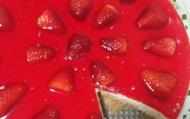 Mini cheesecake de gelatina