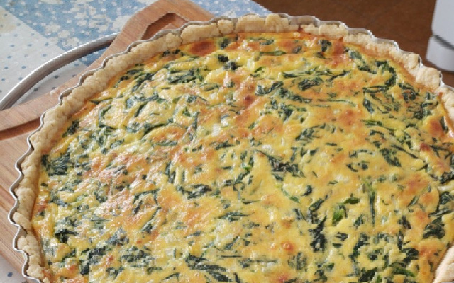 Quiche de espinafre