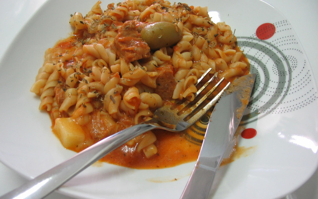 Macarrão de panela de pressão