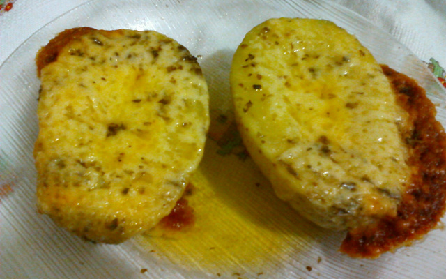 Batata rápida de micro-ondas