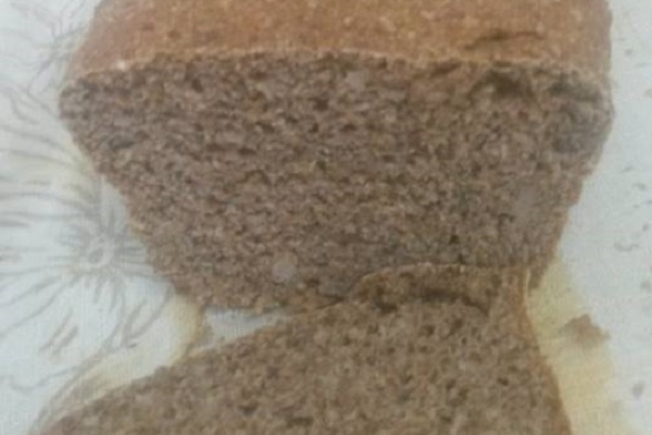 Pão 100% integral sem açúcar