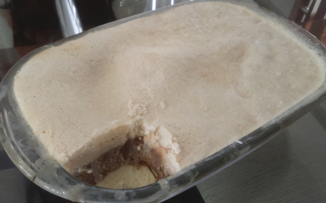 Creme gelado de ameixa