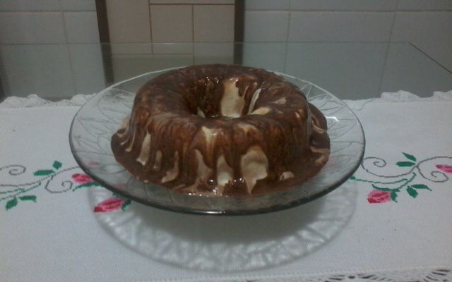 Delícia gelada (bolo gelado tipo sorvete)