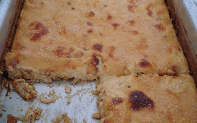 Frango grelhado com creme de milho