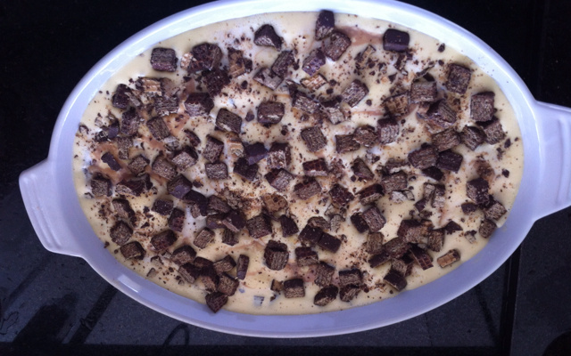 Sorvete de creme com Bis