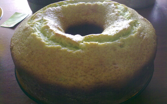 Bolo de gelatina de limão