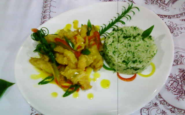 Peixe ao molho de maracujá