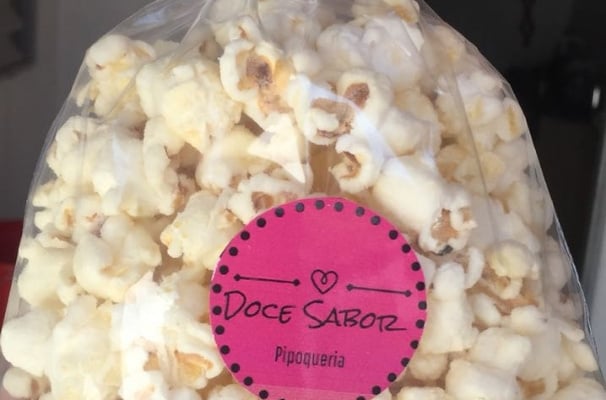 Pipoca com leite ninho