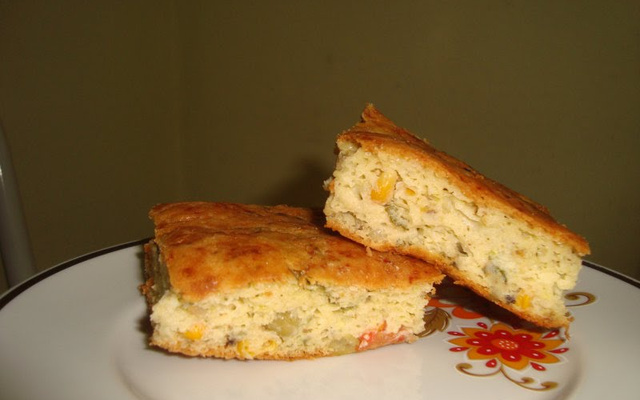 Bolo salgado diferente