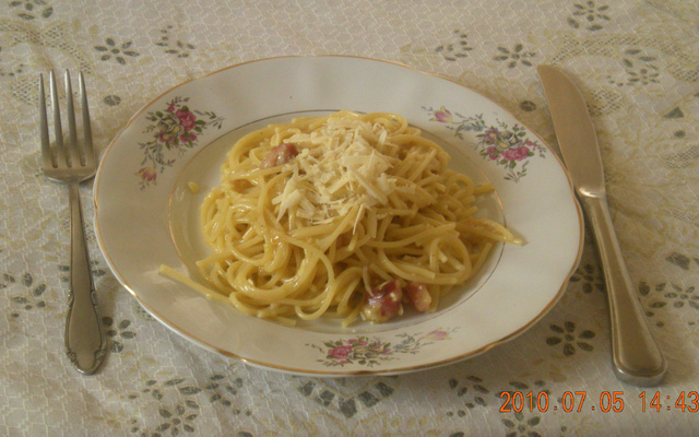 Espaguete à Carbonara