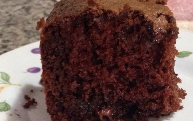 Bolo de chocolate muito fácil