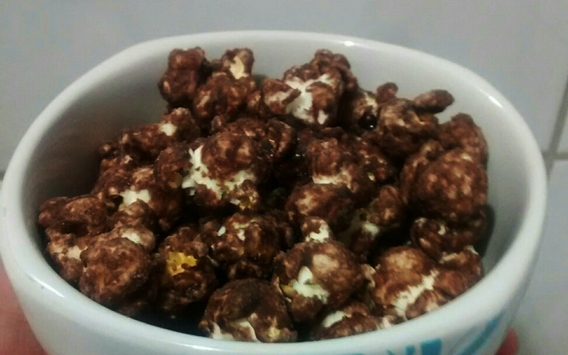 Pipoca de chocolate