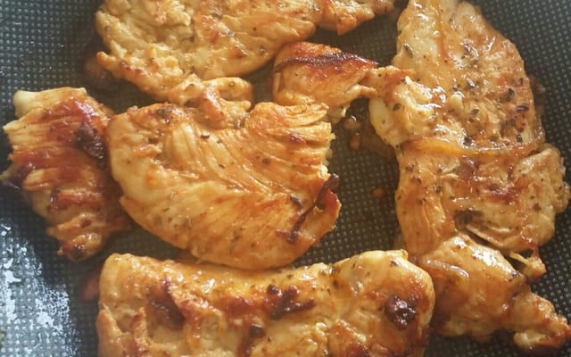 Filé de frango frito simples rápido e saboroso