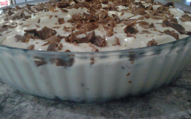 Mousse extra cremosa de doce de leite sem ovo