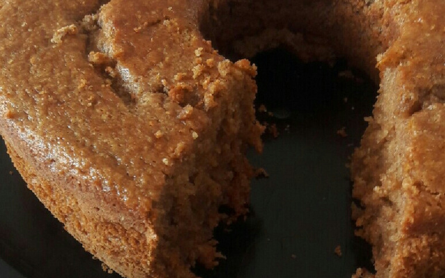 Bolo de aveia com banana