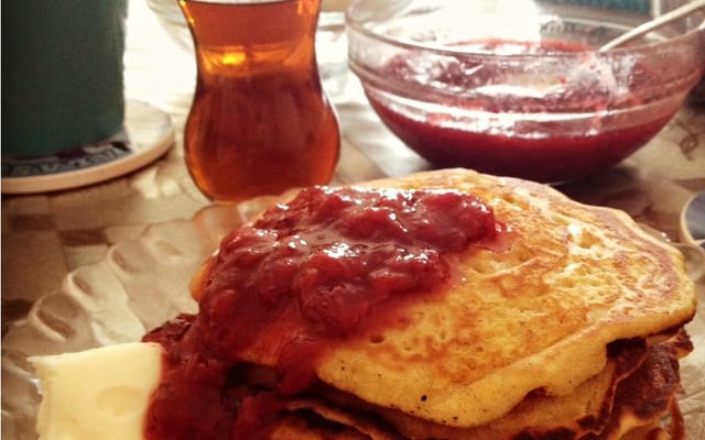 Panqueca americana de abóbora