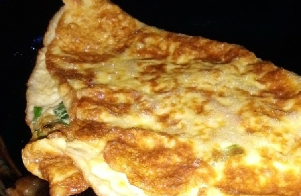 Omelete simples e rápido