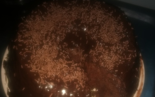 Bolo de chocolate de liquidificador