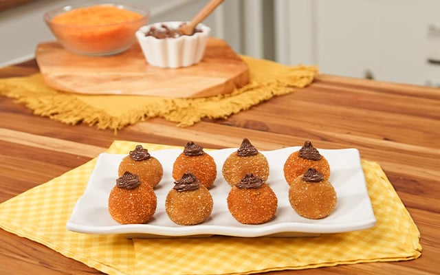 Brigadeiro de cenoura com nutella