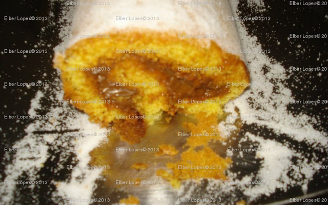 Rocambole de doce de leite