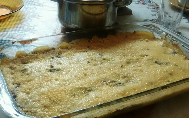 Escondidinho de carne seca