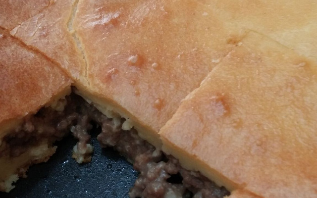 Torta de carne moída (liquidificador)