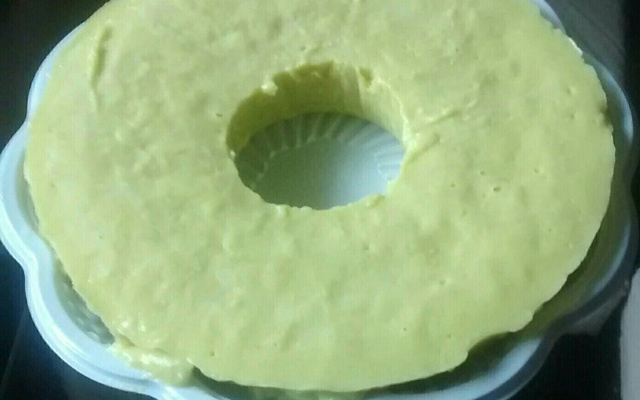 Pudim de abacate gelado