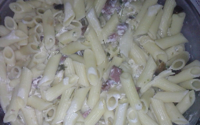 Penne à carbonara