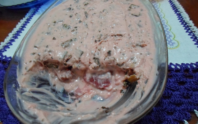 Napolitano de morango com bis