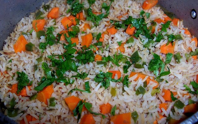 Arroz light (sem gordura)