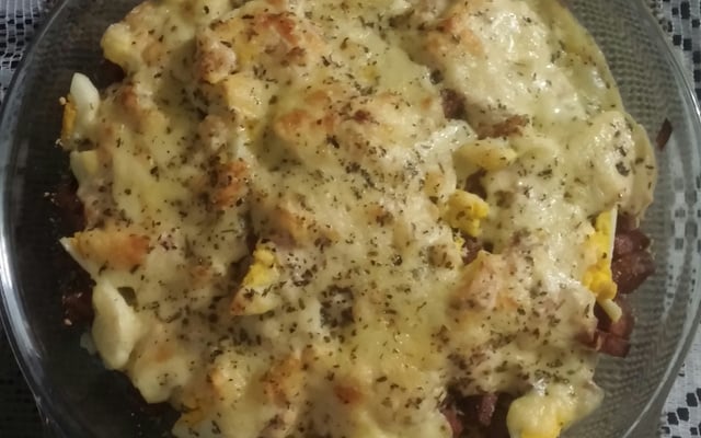 Torta de batata com calabresa