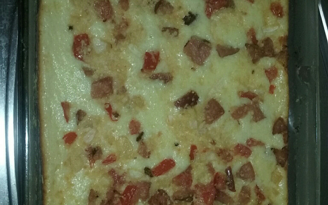 Torta de sobras de arroz