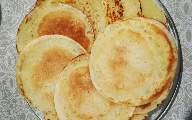 Pão de queijo de frigideira fitness