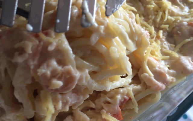 Camusquim ou macarrão com camarão