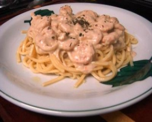 Camarão ao molho de whisky