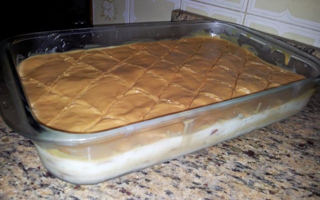 Pavê de doce de leite