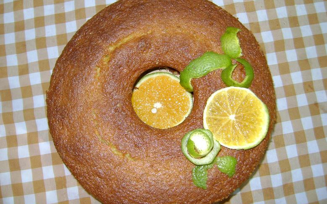 Bolo de laranja fofinho